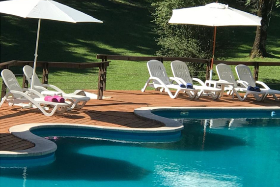 cabañas en villa berna